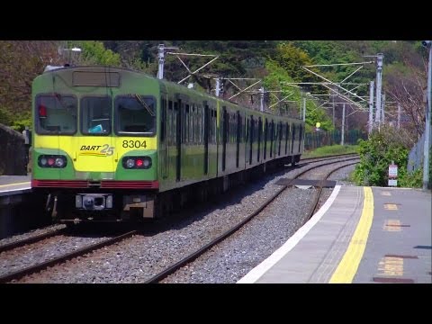 DART Train number 8304 - Killiney Station, Dublin