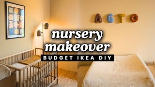 IKEA NURSERY MAKEOVER | Minimalist Budget Nursery + DIYs