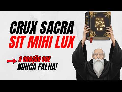 As 12 Palavras DO GRIMÓRIO de São Bento 📘 Oração CRUX SACRA SIT MIHI LUX