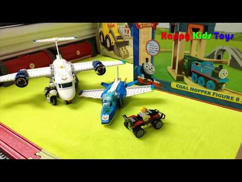Police Cargo, Airplane, Fighter jet, plane, Cars, Toys Vehicle for kids, Lego, Pretend Play Unboxing Video