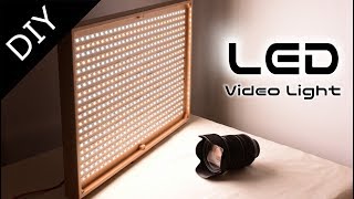 יצירת תאורת וידאו LED ~ ניסיתי להכין אורות LED לצילום [סדנת בנייה עצמית]