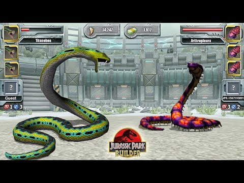 TITANOBOA vs ARTHROPLEURA… The Ending SHOCKED Me! 😱 || Jurassic Park Builder