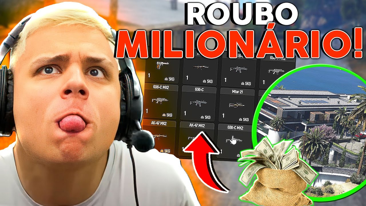 PAULINHO O LOKO FEZ O MAIOR ROUBO DE CASAS do GTA RP! 😱