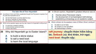(D68new) IELTS Listening Cambridge 10 Test 2 Section 3: Which TWO hobbies was Thor Heyerdahl very