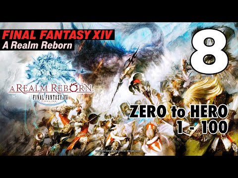 Final Fantasy XIV - A Realm Reborn - Lv 26 to 28 (Gladiator) - Copperbell Mines #Gladiator #Paladin