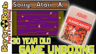 Sorry Atari #40 Kangaroo Atari 2600 Unboxing and Gameplay