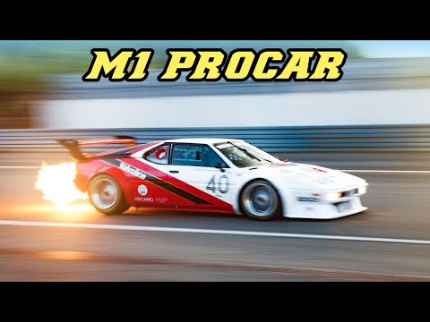 BMW M1 PROCAR | Huge Flames, 9000rpm Straight-6 sounds | 2023