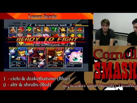 CU Monthly 13 - cielo & DTM (Blue) vs altr & shubs (Red) Doubles LS - SSBM