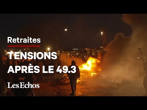 Paris, Rennes, Marseille…Des tensions éclatent dans plusieurs villes après le 49.3