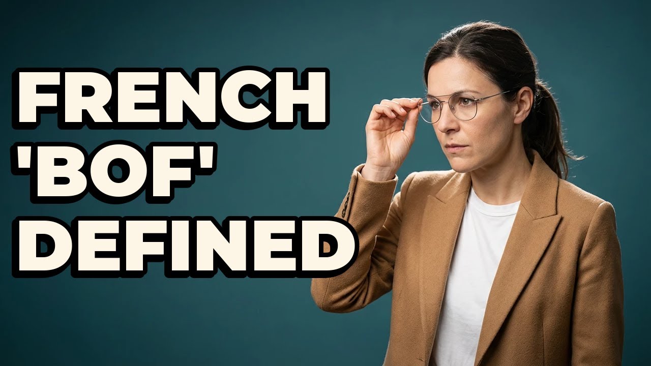 What Does The French 'Bof' Gesture Mean?