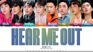 Download lagu EXO 'Hear Me Out' (엑소 Hear Me Out 가사) Lyrics [Color Coded Han_Rom_Eng] | ShadowByYoongi mp3