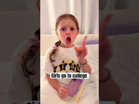 GIRLS go to COLLEGE! 🏫 #shorts #trending #trend #video #fun #funny #lol #fyp #cute #viral #popular