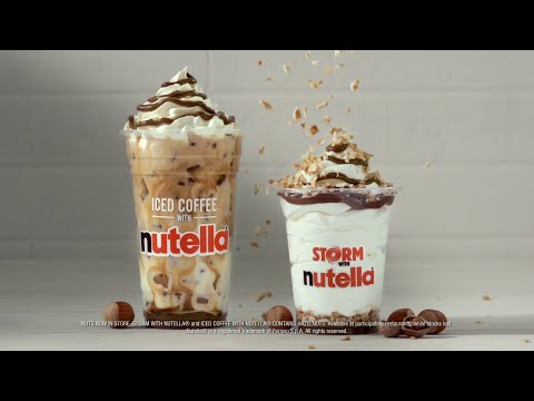 Hungry Jacks Nutella ice coffee ad 2026