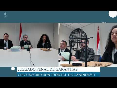 10/09/2026 - Sorteo de Expediente del Juzgado de Garantías Nº 2 de Saltos del Guairá.