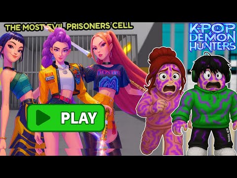 KPOP DEMON HUNTERS Prison Run in Roblox | Galing namin Kumanta | Roblox Tagalog