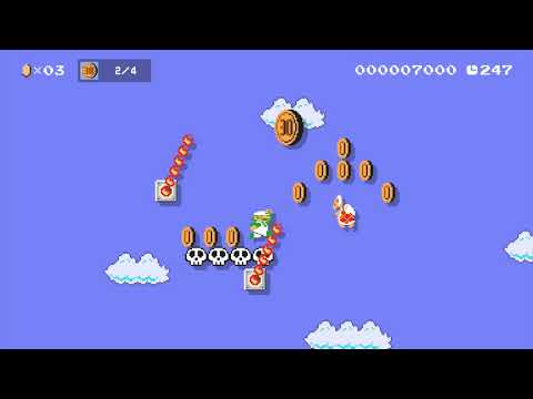 Cloudy kingdom by Johnni D - Super Mario Maker 2 - No Commentary 1cb 022020