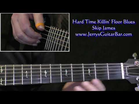 Skip Jamed Hard Time Killin' Floor Blues Intro Guitar Lesson