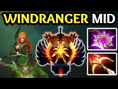 🔥 27 KILL WINDRANGER MID | ONE TARGET ONE KILL 🔥 DOTA 2 GAMEPLAY 🔥