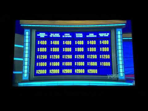 Double Jeopardy, Donesh Olayie Day 2 - 2nd Daily Double (1/19/21)