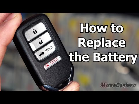 Honda Key Fob: How to Replace the Battery