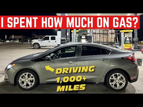 Here's How Much It COST To Drive My New Chevy Volt Over 1,000 MILES Home