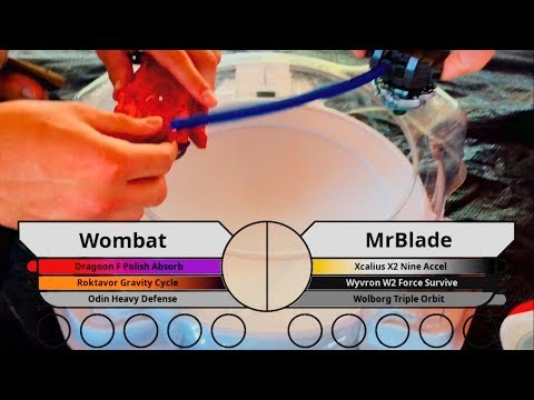 WBO Beyblade Tournament Battle: Wombat vs MrBlade - Beyblade East Part 2 TOP 8 #BeybladeBurst