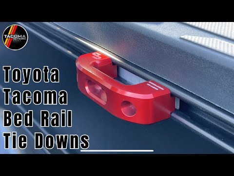 Bed Rail Tie Downs - Toyota/Ford/Jeep - Aluminum Upgraded Option