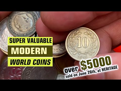 SUPER VALUABLE MODERN WORLD COINS : Worth over $5000