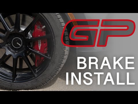 Installing the MINI GP3 brakes!