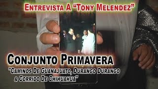 Conjunto Primavera Entrevista & "Popurri" 9/9/2016