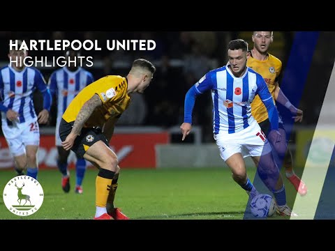 Highlights | Hartlepool 1-2 Newport County | 12th November 2021