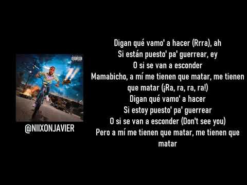 Puesto Pa' Guerrial (Letra) - Bad Bunny x Myke Towers | YHLQMDLG