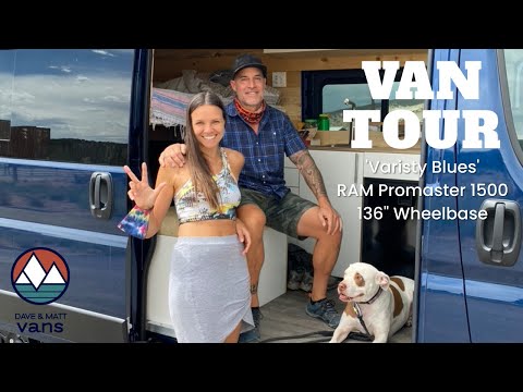'VARSITY BLUES' 2020 RAM PROMASTER 136" WB VAN BUILD TOUR | Dave & Matt Vans
