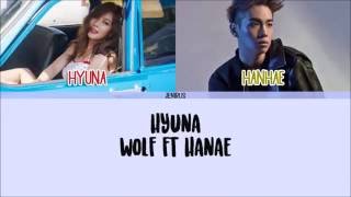 Hyuna - Wolf (feat Hanhae of Phantom) [Eng/Rom/Han] Picture + Color Coded Lyrics