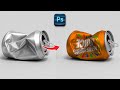 Photoshop Tutorial Apply Design On Subject Can Mockup Tutorial