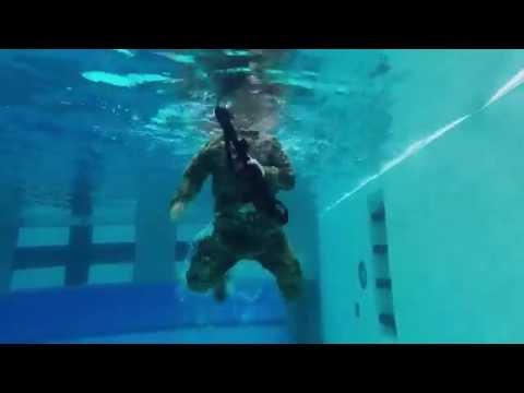 USMA Survival Swimming (Striking a Hanging Object)