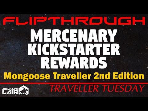 Traveller Tuesday: Mercenary Kickstarter Rewards (for Mongoose Traveller 2nd Edition)