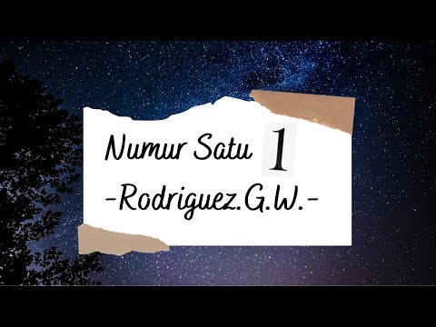 Numur Satu ( Lirik ) - Rodriguez.G.W.