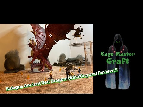 Balagos The Ancient Red Dragon Miniature Unboxing and Review!