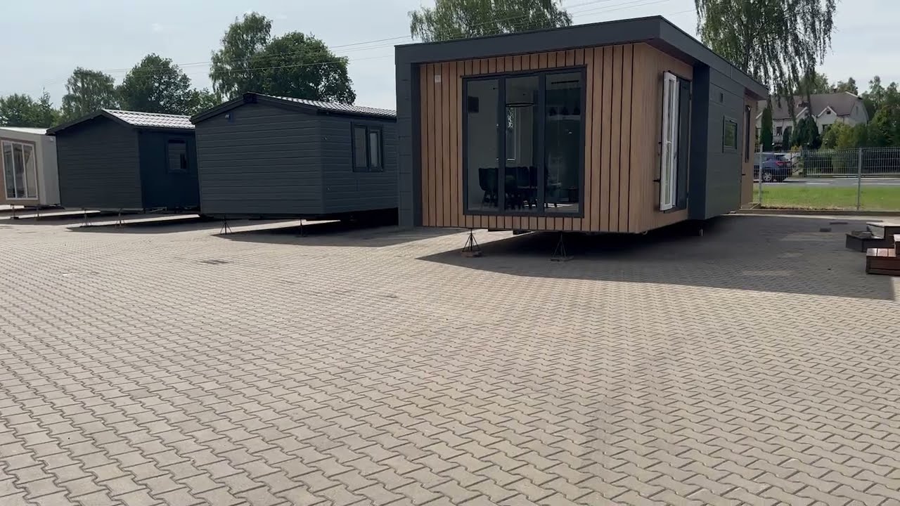 Domki mobilne na placu Kunert