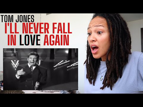 Who broke his 💔and got him singing like this?! |Tom Jones - I'll Never Fall In Love Again [REACTION]
