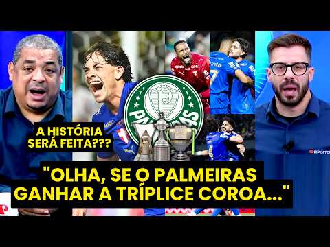 TRÍPLICE COROA VEM AÍ??? “Gente, o PALMEIRAS TÁ COMEÇANDO a MOSTRAR que…” NOVA VITÓRIA GERA DEBATE