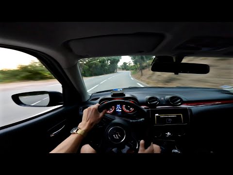 Very Fast Drive Suzuki Swift Sport 2018 in rallye road ! [POV]