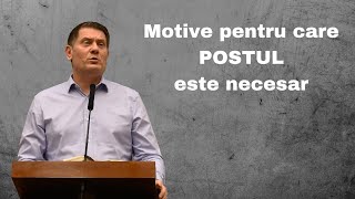 Ionică JIJIE - Motive pentru care postul este necesar