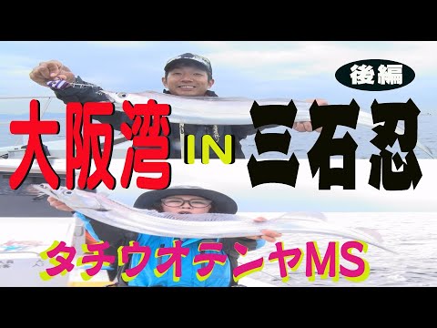 【タチウオテンヤＭＳ】爆釣！大阪湾テンヤタチウオ！　後編