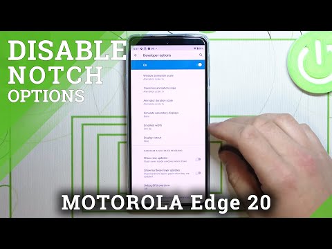 How to Hide Notch in MOTOROLA Edge 20 – Remove Notch Section