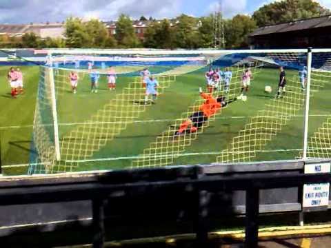 Warren Byerley Penalty, Evesham United Vs Weymouth.