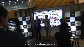 Rajesh Kumar magic corporate event New Delhi | Ipad magic | Mind reading