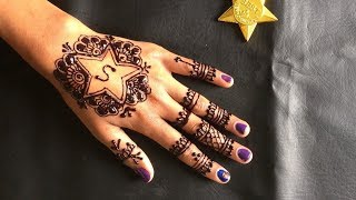 Beautiful Star Mehndi Design For Hands Latest Mehndi Designs