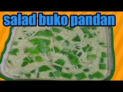 My Ultimate Guide on How to Make Buko Pandan (Tropical salad) with Pandan flavoring.